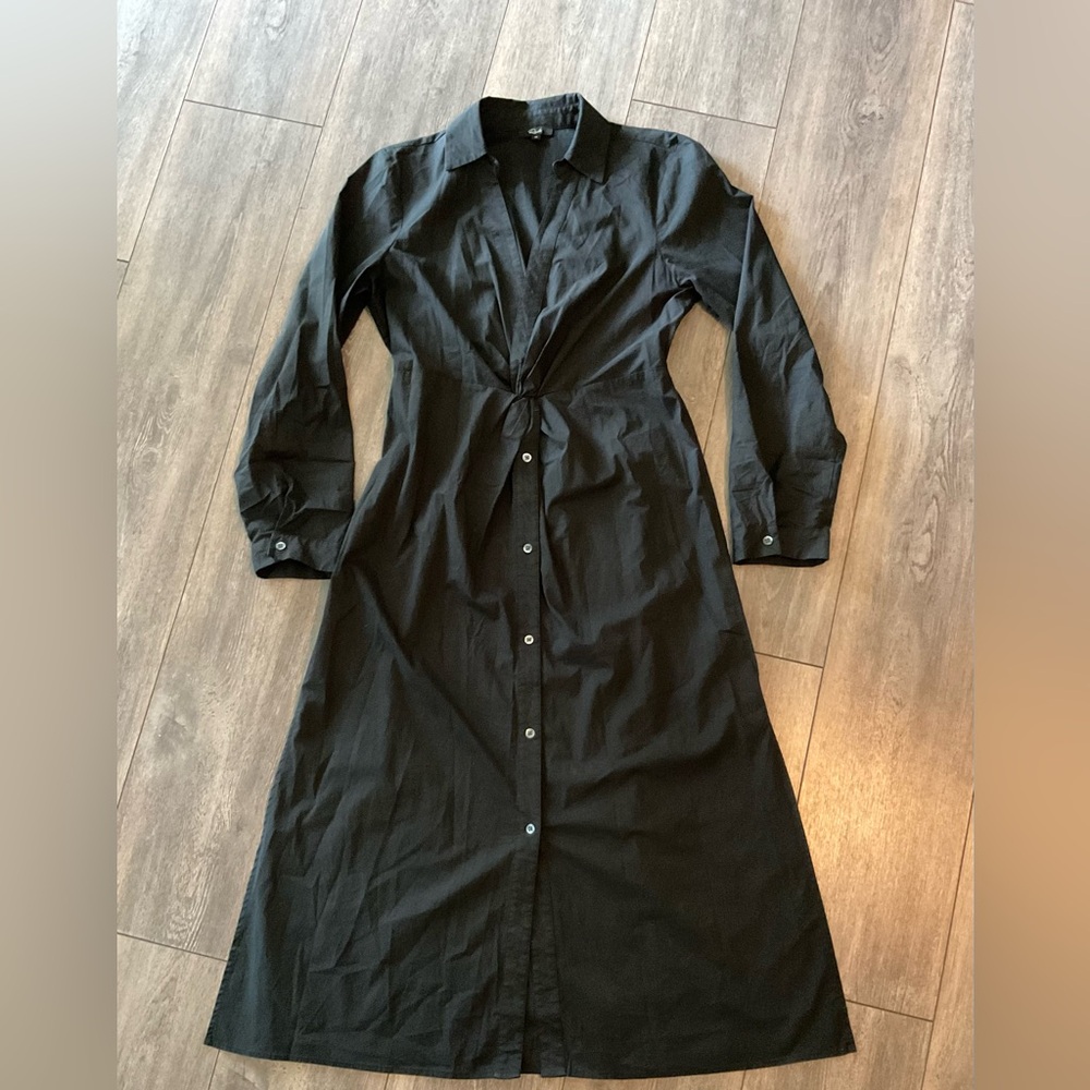 Rails Irie Dress, Black Cotton Blend, Women’s Size Medium